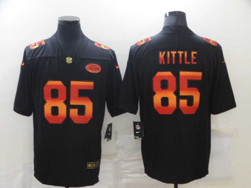 Nike 49ers 85 George Kittle Black Colorful Fashion Limited Jersey,We sell and wholesale Nike 49ers 85 George Kittle Black Colorful Fashion Limited Jersey on line form chian!